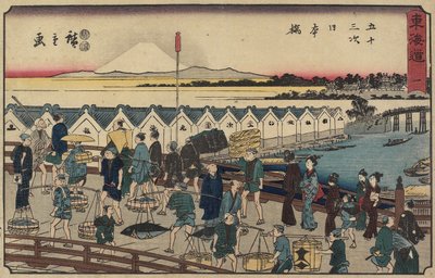 Puente Nihonbashi, 1847-1852 de Utagawa Hiroshige