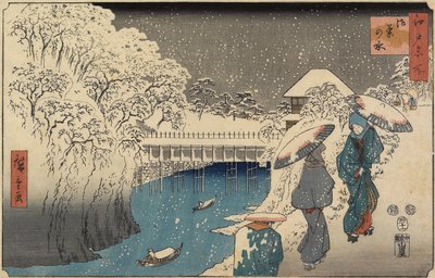 Ochanomizu, noviembre de 1853 de Utagawa Hiroshige