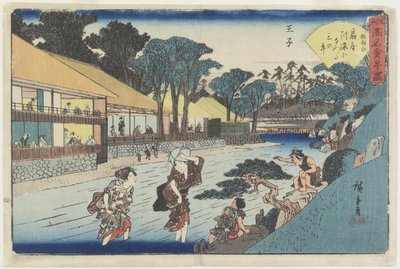 O_giya en O_ji, c.1835-1842 de Utagawa Hiroshige