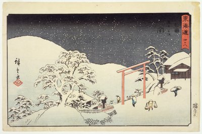 Seki, de Reisho Tokaido, 1850 de Utagawa Hiroshige