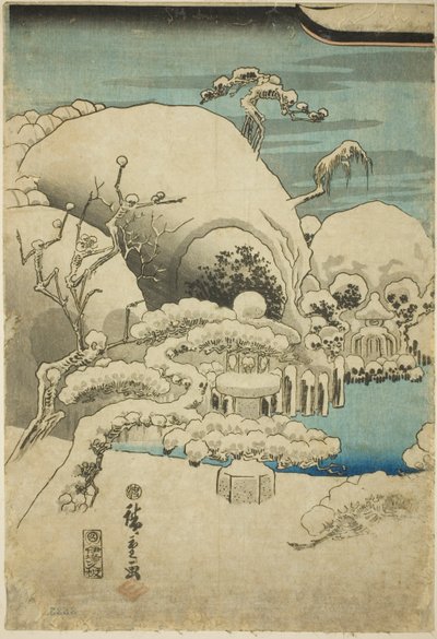Taira no Kiyomori ve una aparición (Taira no Kiyomori kaii o miru zu) de Utagawa Hiroshige