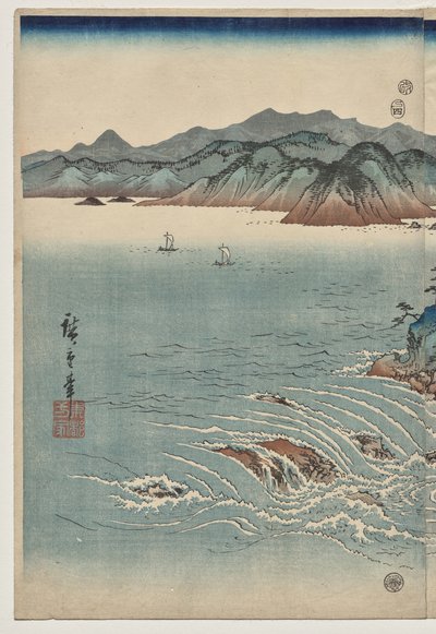 Los Remolinos de Awa de Utagawa Hiroshige