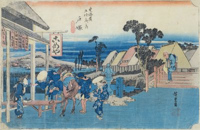 Totsuka: bifurcación en el camino de la ciudad vieja, No.6 de la serie 