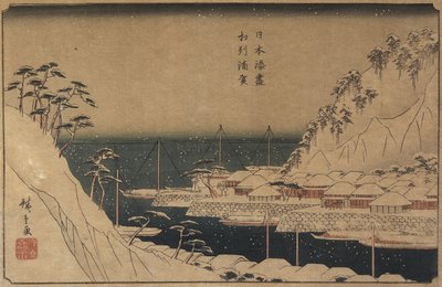 Puerto de Uraga, c. 1840-1843 de Utagawa Hiroshige
