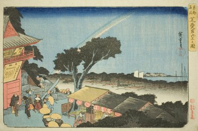 Vista desde la cima del Monte Atago en Shiba, de la serie "Lugares famosos en la capital oriental" de Utagawa Hiroshige