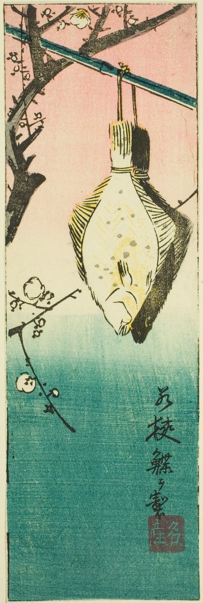 Wakasa, sección de la hoja no. 10 de la serie "Imágenes recortadas de las provincias (Kunizukushi harimaze zue)" de Utagawa Hiroshige