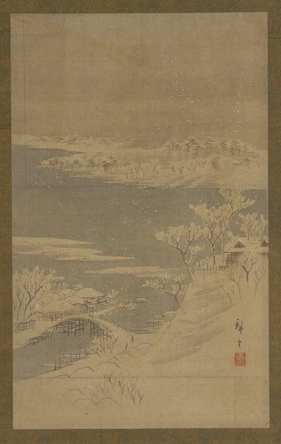 Paisaje Invernal de Utagawa Hiroshige II
