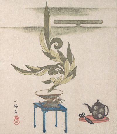 Arreglo floral, siglo XIX de Utagawa Itchinsai