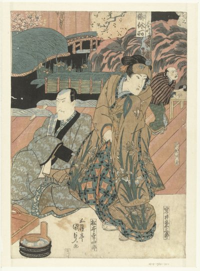 Actores en el escenario de Utagawa Kunisada (I)