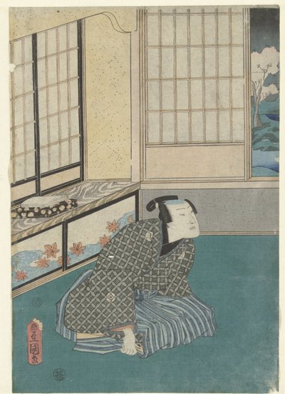 el tercer mes yayoico Historias modernas de Genji durante los doce meses (título de la serie) Imayo Genji junikagetsu no uchi de Utagawa Kunisada (I)