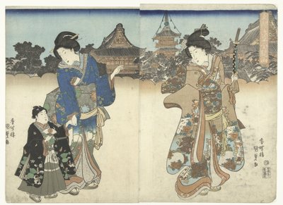Kinryuzan en Asakusa en la capital del Este Toto Asakusa Kinryuzan (título sobre objeto) de Utagawa Kunisada (I)