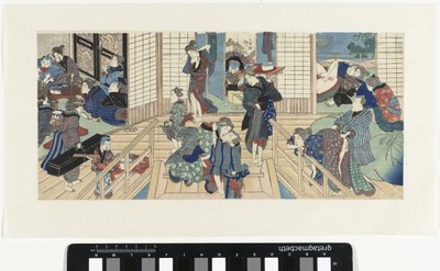 Escenas en un burdel de Utagawa Kunisada (I)