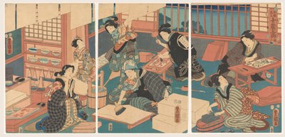 Las mujeres hacen fotos de Utagawa Kunisada (I)