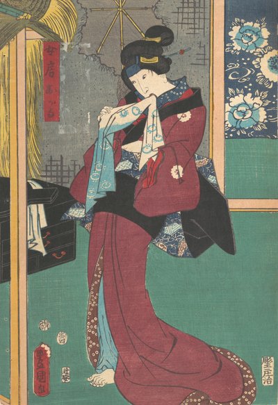 Estampa, siglo XIX de Utagawa Kunisada