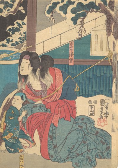 Impresión, siglo XIX de Utagawa Kunisada