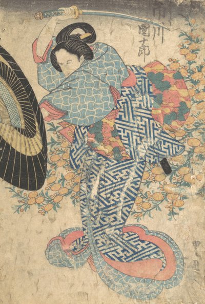 Impresión, siglo XIX de Utagawa Kunisada