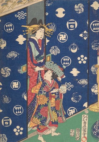 Impresión, siglo XIX de Utagawa Kunisada