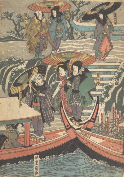 Impresión, siglo XIX de Utagawa Kunisada