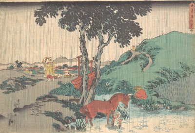 Lluvia del quinto mes Samidare, siglo XIX de Utagawa Kunisada