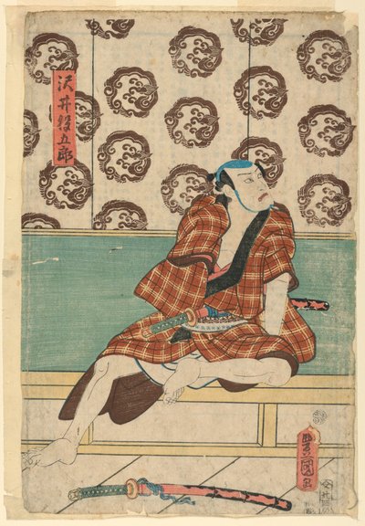 El Actor Igoro Sawai de Utagawa Kunisada