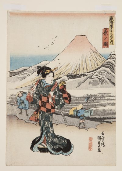 Vista de Hara (Hara no zu) de Utagawa Kunisada