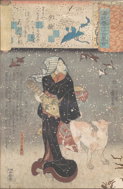 Rostros de la tarde, ca. 1845-46 de Utagawa Kuniyoshi