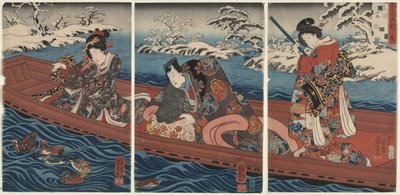 Cinco elementos: agua de Utagawa Kuniyoshi