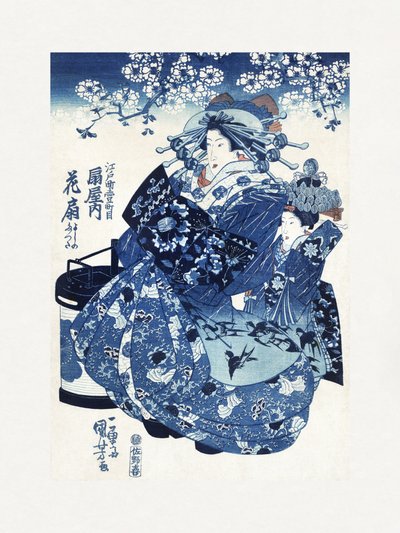 Mujer japonesa (1798-1861) de Utagawa Kuniyoshi
