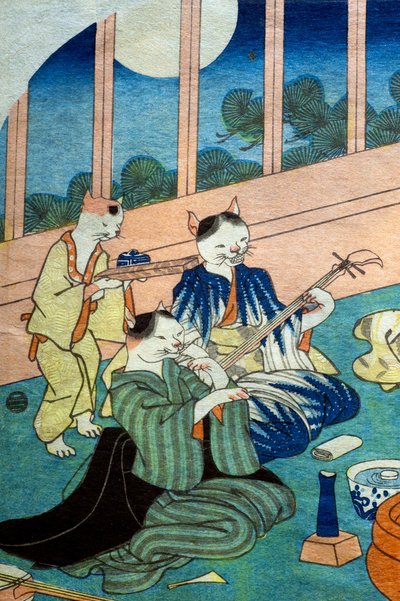 Neko no sakari, c.1843 de Utagawa Kuniyoshi