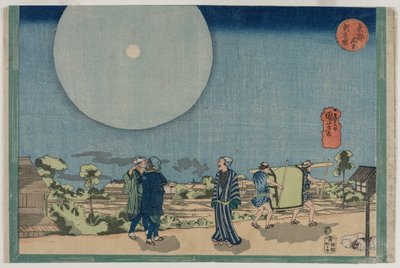 Nuevo Yoshiwara, de la serie Lugares Famosos en la Capital del Este de Utagawa Kuniyoshi