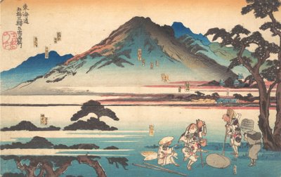 Oiso, Odawara, Hakone, Mishima, Numazu, 1840 de Utagawa Kuniyoshi