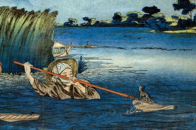 Imagen del Río Miyato de Utagawa Kuniyoshi