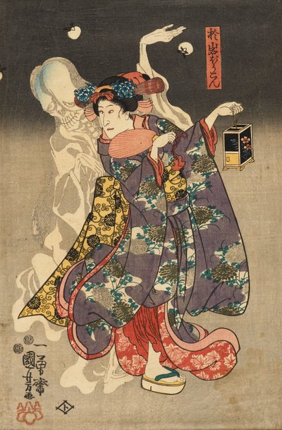 El espíritu de Oiwa de Utagawa Kuniyoshi
