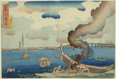 Vista de Mitsumata en la Capital del Este (Toto Mitsumata no zu), de la serie "Vistas de la Capital del Este (Toto no zu)" de Utagawa Kuniyoshi