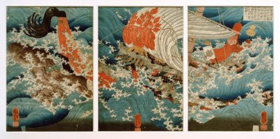 El sacrificio de Yojibei de Utagawa Kuniyoshi
