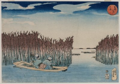 Ōmori, from the series Famous Places in the Eastern Capital de Utagawa Kuniyoshi