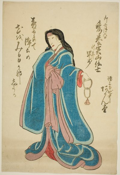 Retrato conmemorativo del actor Bando Shuka I de Utagawa School
