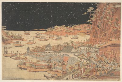Batalla de Ichi-no-tani, 21 de marzo de 1184 de Utagawa Toyoharu