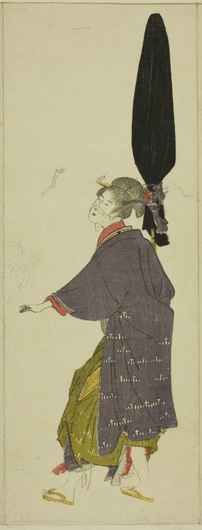 Parodia de una procesión daimyo de Utagawa Toyohiro