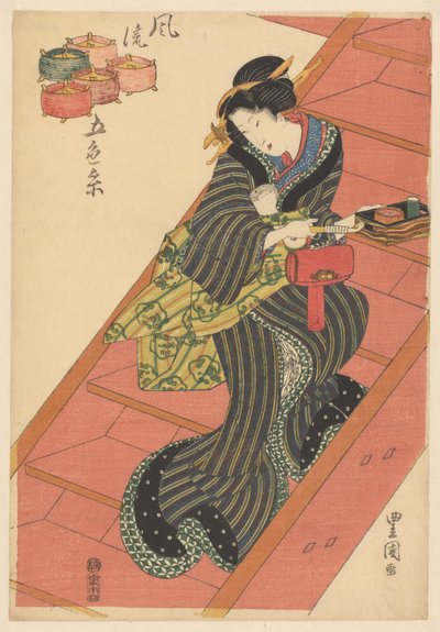 una cortesana de Utagawa Toyokuni (I)