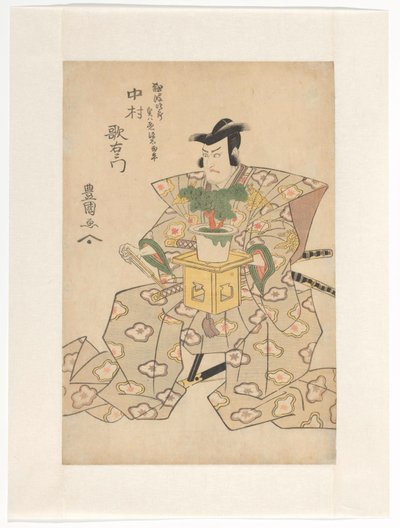 Nakamura Utaemon buen suplemento lds bonsai tley de Utagawa Toyokuni (I)