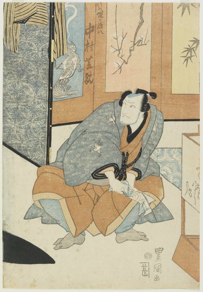 El actor Nakamura Shikan como Magohachi de Takenozuka de Utagawa Toyokuni