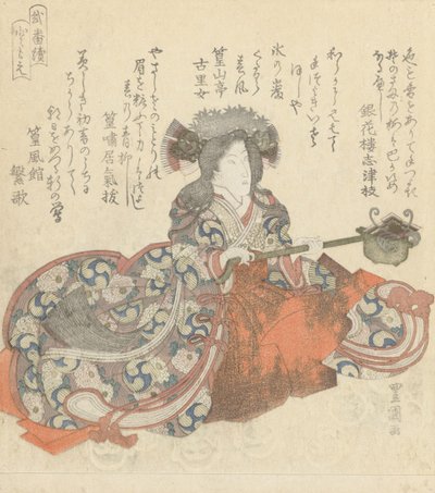 Segawa Kikunojô como Tomoe Gozen, c.1825-29 (xilografía en color) de Utagawa Toyokuni
