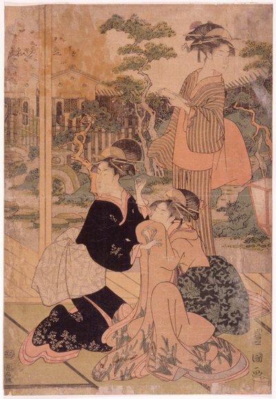 Tres bellezas de Utagawa Toyokuni