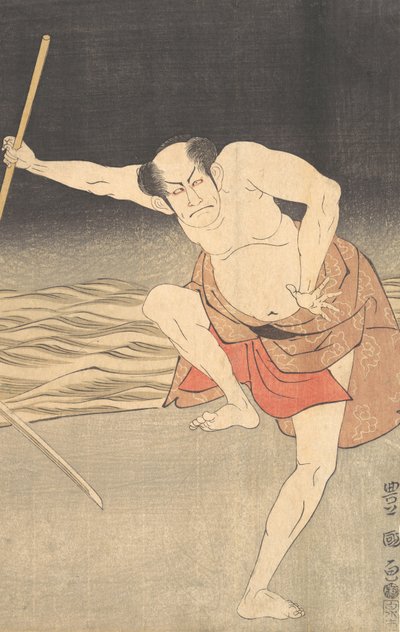 Un Actor Junto al Agua de Utagawa Toyokuni I