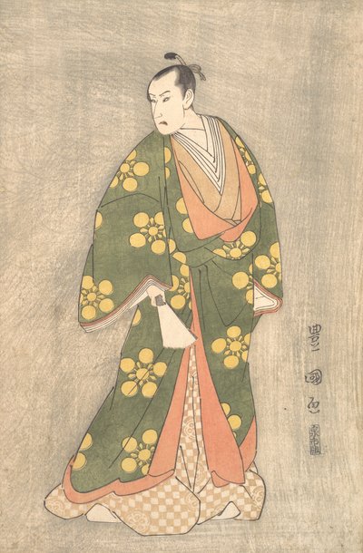Bando Hikosaburo III en el papel de Sugawara no Michizane de Utagawa Toyokuni I