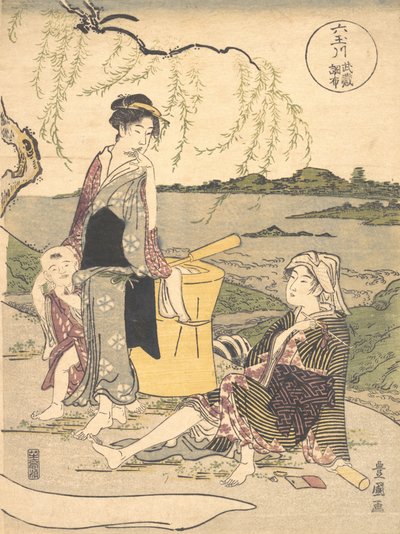 Chofu no Tamagawa de Utagawa Toyokuni I