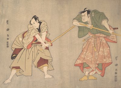 Escena de un drama no identificado, ca. 1800 de Utagawa Toyokuni I