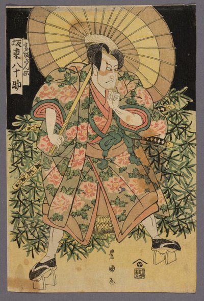 El actor Bando Yasosuke de Utagawa Toyokuni I