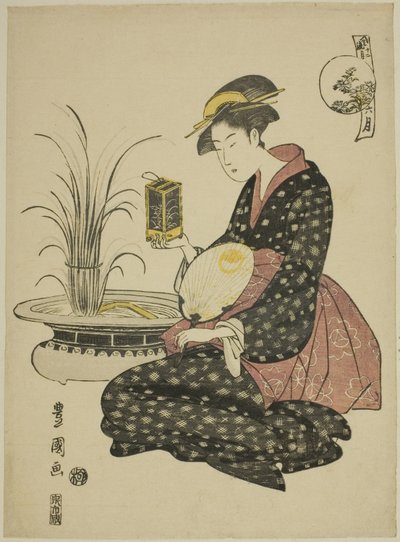 El sexto mes (Roku gatsu), de la serie "Doce meses a la moda (Furyu junikagetsu)" de Utagawa Toyokuni I